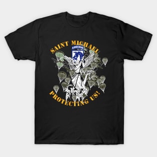 XVIII Airborne Corps - Saint Michael - Protecting Us T-Shirt